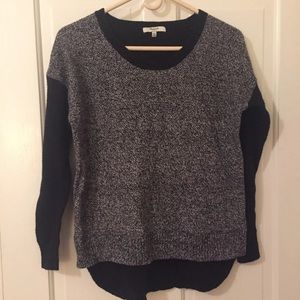 Madewell high low sweater